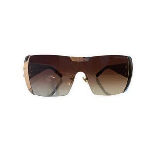 CHANEL Black and Brown Gradient Sunglasses